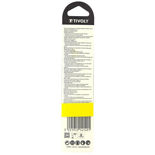 Foret spécial plaque de plâtre, TIVOLY, diam.10 mm, L.125 mm - TIVOLY