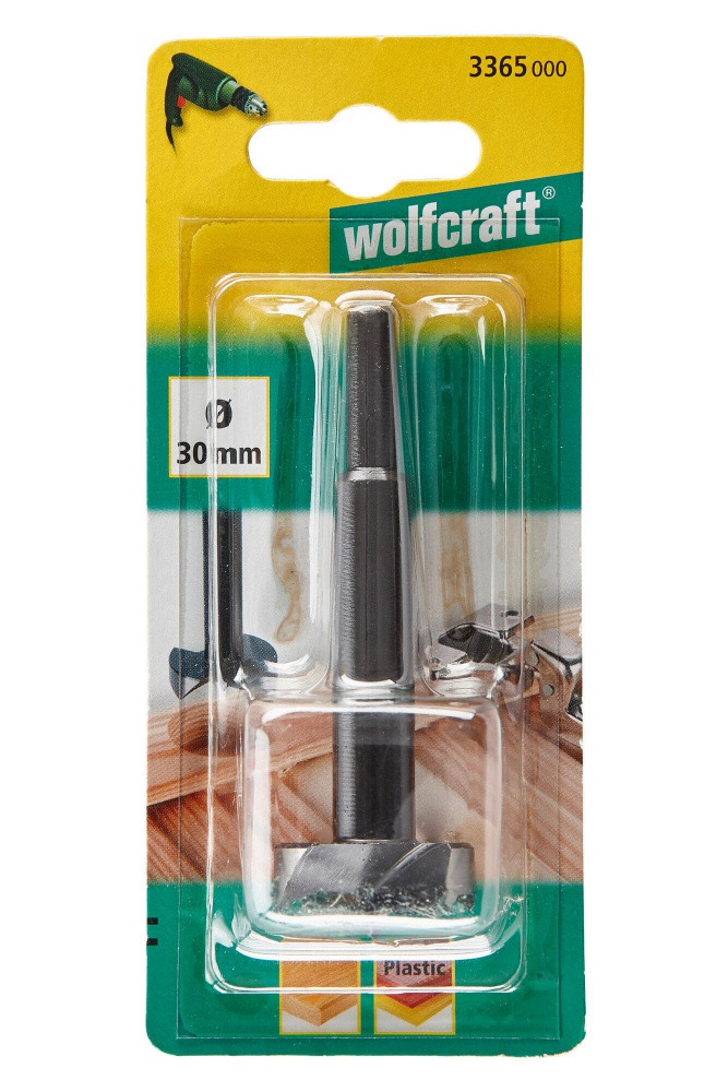 1 fraise d'encastrement WOLFCRAFT diamètre 30 mm 90 mm