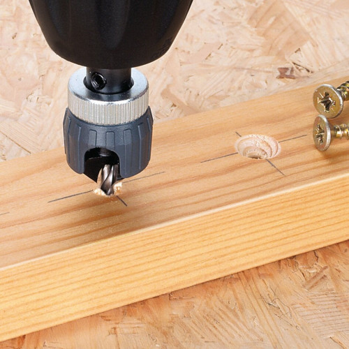 Foret fraise HSS 6 PANS diamètre 3.2 à 12 mm WOLFCRAFT - WOLFCRAFT