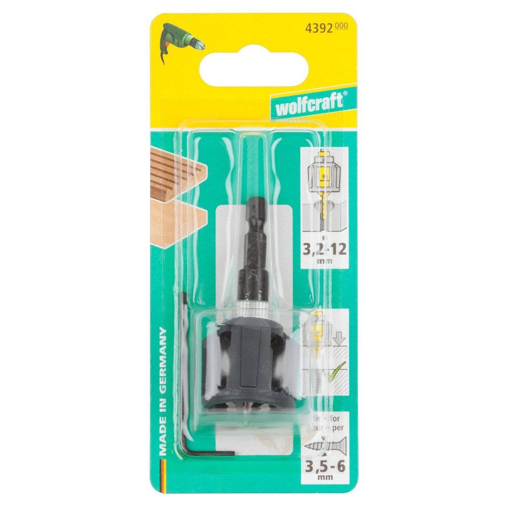 Wolfcraft Démarreur à Vis avec Arrêt Réglable