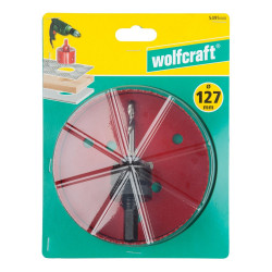 Scie cloche BIM bois/plastique/métal wolfcraft diamètre 127 mm de marque WOLFCRAFT, référence: B9163700