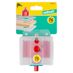 Scie cloche BIM bois/plastique/métal wolfcraft diamètre 76 mm - WOLFCRAFT