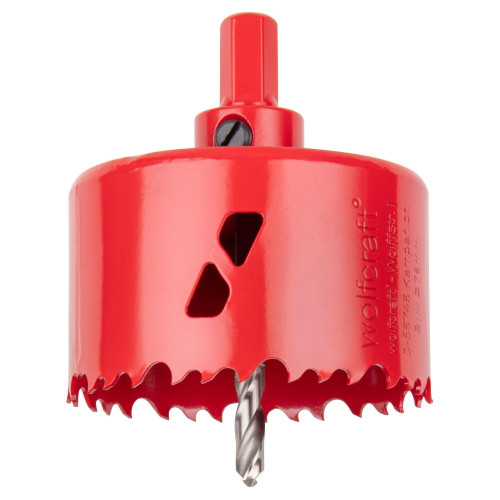 Scie cloche BIM bois/plastique/métal wolfcraft diamètre 76 mm - WOLFCRAFT