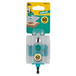 Scie cloche CT maçonnerie/pierre/bois/plastique wolfcraft diamètre 60 mm de marque WOLFCRAFT, référence: B9164100