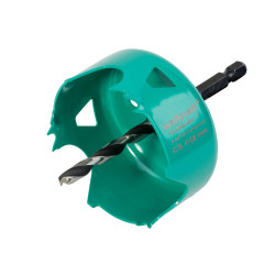 Scie cloche CT maçonnerie/pierre/bois/plastique wolfcraft diamètre 68 mm - WOLFCRAFT