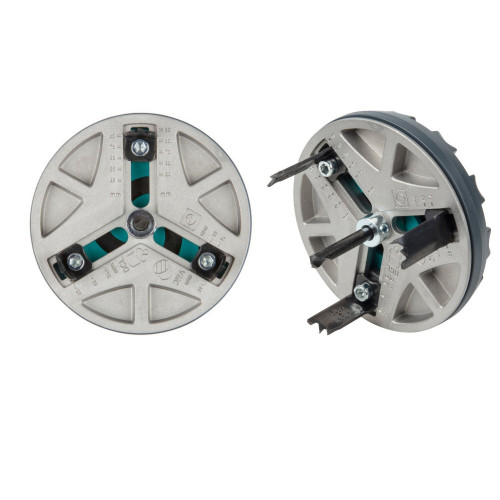 Scie cloche réglable wolfcraft diamètre 45,50,55,60,65,70,75,80,85,90 mm - WOLFCRAFT