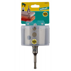 Trépan CT béton/maçonnerie/pierre wolfcraft diamètre 105 mm de marque WOLFCRAFT, référence: B9164700