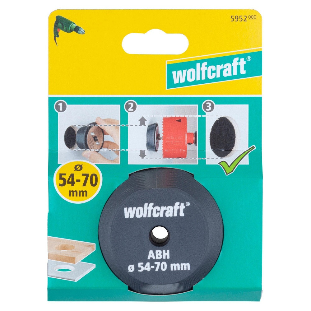 Guía pour percer WOLFCRAFT 5952000 Ø 6 + 8 mm Inclut guide pour visser