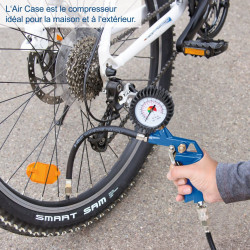 Gonfleur compresseur portatif de loisirs 2 litres Aircase, avec accessoiresv SCHEPPACH - SCHEPPACH