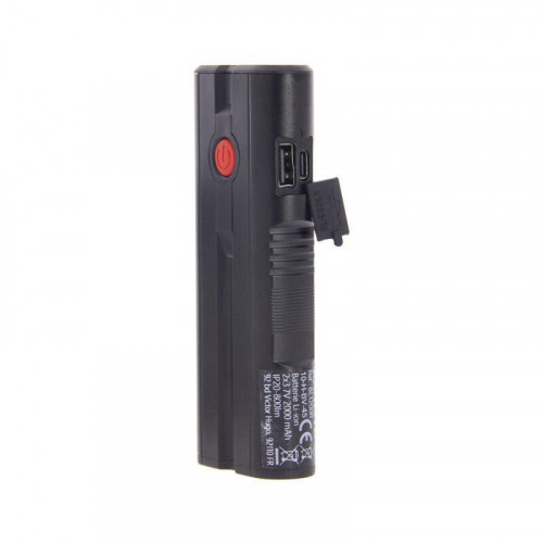Baladeuse rechargeable 800 lm 80 m noire Xanlite - Sans marque