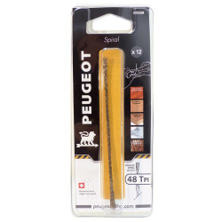 Lot de 12 lames pour scie a chantourner PEUGEOT - PEUGEOT