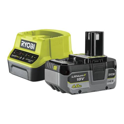 Lot d'1 batterie et d'1 chargeur RYOBI, 18 V, 4 Ah Rc18120-140xg lithium-ion - RYOBI