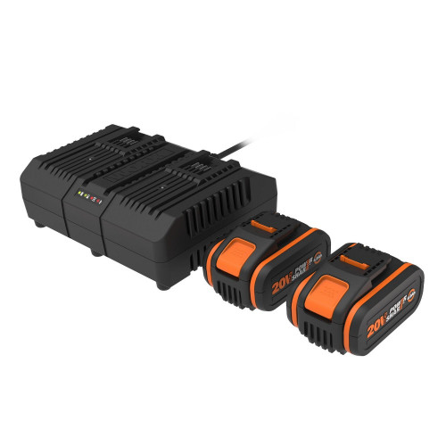 Lot de 2 batteries et 1 chargeur WORX Wa611 - Worx