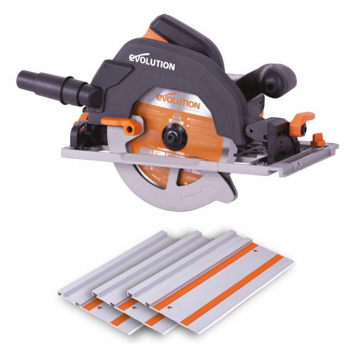 Scie circulaire filaire EVOLUTION, 185 mm, Rail 1020 mm - Evolution