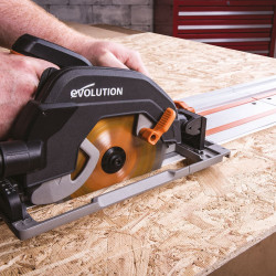 Scie circulaire filaire EVOLUTION, 185 mm, Rail 1020 mm - Evolution