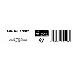Balai paille de riz - Sans marque