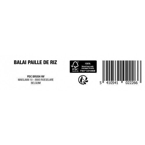 Balai paille de riz - Sans marque