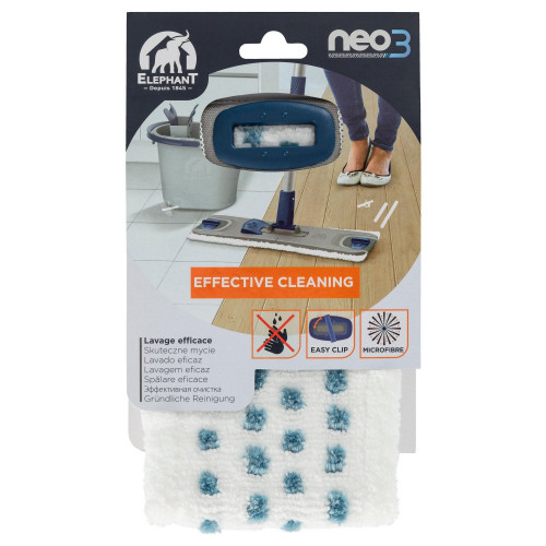 Recharge balai à plat lavage ELEPHANT Neo 3 L.52,7 X L.12,1 X H.1,5 cm - Sans marque