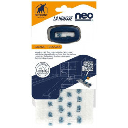 Recharge balai à plat lavage ELEPHANT Neo 3 L.52,7 X L.12,1 X H.1,5 cm - Sans marque