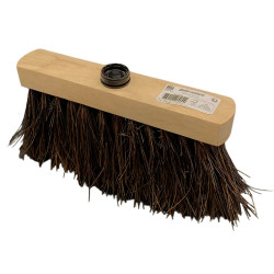 Tête à balai extérieur en bois fsc 100 % Piassava Naturel BIGBROSS - Sans marque