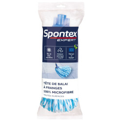 Tête de balai à franges microfibre pour sols SPONTEX EXPERT - SPONTEX EXPERT
