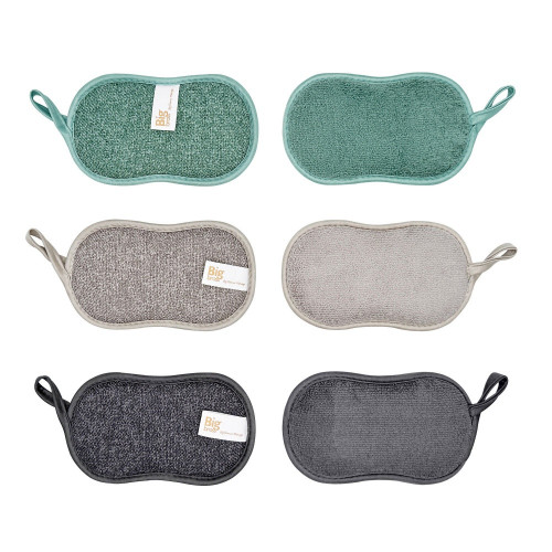 Lot de 3 Eponge microfibre Grand format multisurface, BIG BROSS - BIG BROSS