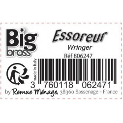 Essoreur pour seau rond, BIGBROSS, 12 litres - BIG BROSS