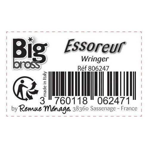 Essoreur pour seau rond, BIGBROSS, 12 litres - BIG BROSS