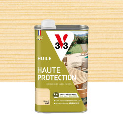 Huile pour bois extérieur V33 Haute protection naturel mat 1 l de marque V33, référence: B9182600