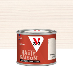Lasure V33 Haute saison 8 ans cèdre blanc satiné 0.125 l de marque V33, référence: B9183000