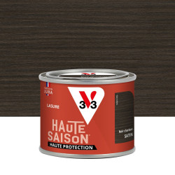 Lasure V33 Haute saison 8 ans noir charbon satiné 0.125 l - V33