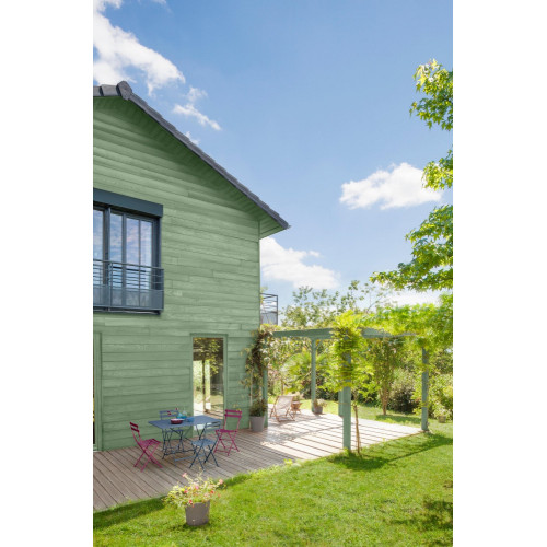 Lasure V33 HP LES COULEURS 8 ans vert provence satiné 0.125 L - V33