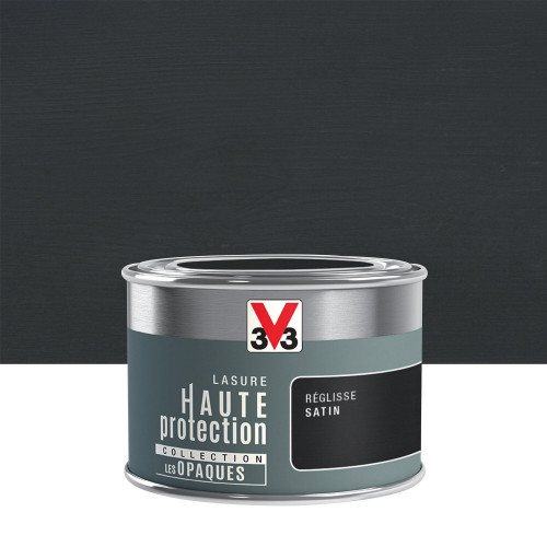 Lasure V33 Hp Les Opaques 8 Ans Réglisse Satiné 0.125 L - V33