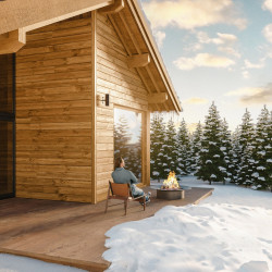 Lasure V33 Climats extrêmes 12 ans chêne doré satiné 5 l - V33