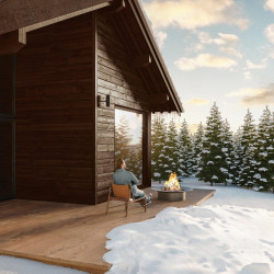 Lasure V33 Climats extrêmes 12 ans chêne foncé satiné 5 l - V33