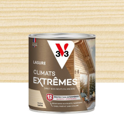 Lasure V33 Climats extrêmes 12 ans incolore satiné 0.75 l - V33