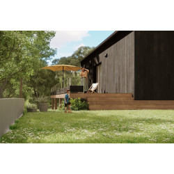 Lasure V33 Haute protection 8 ans noir charbon satiné 0.75 l - V33