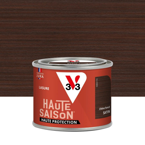 Lasure V33 Haute saison 8 ans chêne foncé satiné 0.125 l - V33