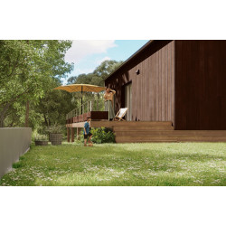 Lasure V33 Haute saison 8 ans chêne foncé satiné 5 l - V33