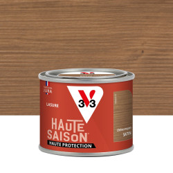 Lasure V33 Haute saison 8 ans chêne moyen satiné 0.125 l de marque V33, référence: B9186900