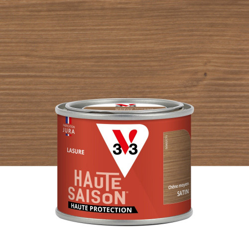 Lasure V33 Haute saison 8 ans chêne moyen satiné 0.125 l - V33