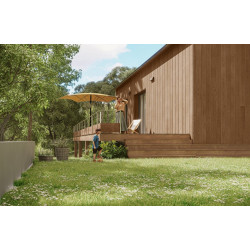 Lasure V33 haute saison 8 ans chêne moyen satiné 5L+20% gratuit - V33