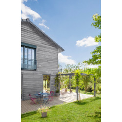 Lasure V33 HP LES COULEURS 8 ans gris argente satiné 0.125 L - V33