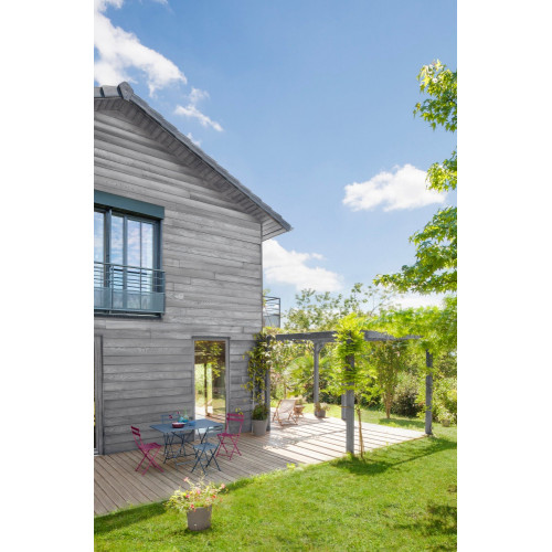 Lasure V33 HP LES COULEURS 8 ans gris argente satiné 0.125 L - V33