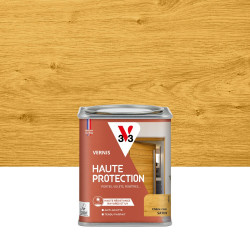 Vernis pour bois extérieur V33 Haute protection chêne clair satiné 0.25 l - V33