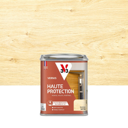 Vernis pour bois extérieur V33 Haute protection incolore satiné 0.25 l - V33