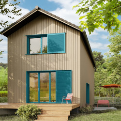 Peinture multimateriaux exterieure Multimaterio V33 bleu turquoise satine 0.125 - V33