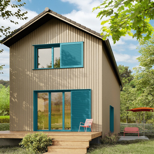 Peinture multimateriaux exterieure Multimaterio V33 bleu turquoise satine 0.125 - V33