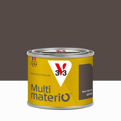 Peinture multimateriaux exterieure Multimaterio V33 brun havane satine 0.125 l de marque V33, référence: B9190100