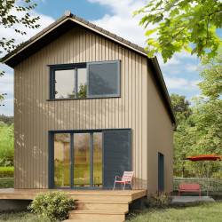 Peinture multimateriaux exterieure Multimaterio V33 gris bleute satine 0.125 l - V33